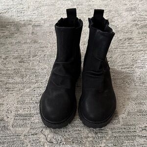 Blowfish Black Chelsea Ankle Boots